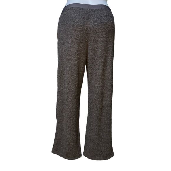 NWT Calvin Klein Sherpa Fleece Lounge Pants XL Gray Cozy Elastic Waist $49 MSRP - Picture 3 of 8